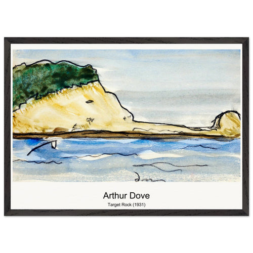 Target Rock (1931) by Arthur Dove. Archival Print on Museum Quality Matte Paper. Premium Wood Framed Wall Art. Optimised Aspect Ratio.
