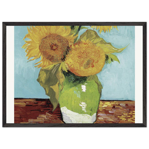 Terrace in the Luxembourg Gardens (1886) by Vincent van Gogh. Archival Print on Museum Quality Matte Paper. Premium Wood Framed Wall Art. Original Aspect Ratio