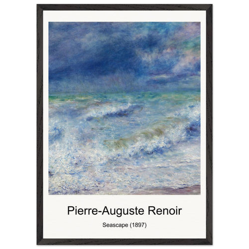 Two Sisters (On the Terrace) (1881) by Pierre-Auguste Renoir. Archival Print on Museum Quality Matte Paper. Premium Wood Framed Wall Art. Original Aspect Ratio