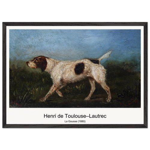La Gousse (1880) by Henri de Toulouse–Lautrec. Archival Print on Museum Quality Matte Paper. Premium Wood Framed Wall Art. Original Aspect Ratio