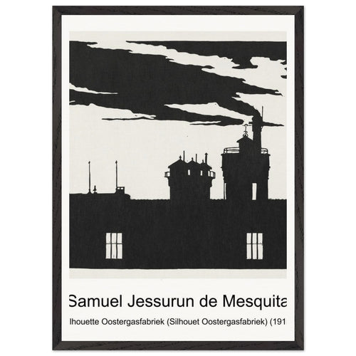 Horned owl (Hoornuil) (1915) by Samuel Jessurun de Mesquita. Archival Print on Museum Quality Matte Paper. Premium Wood Framed Wall Art. Original Aspect Ratio