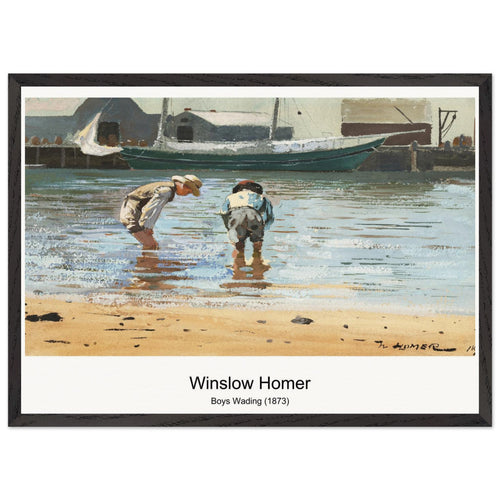 Sunlight and Shadow (1872) by Winslow Homer. Archival Print on Museum Quality Matte Paper. Premium Wood Framed Wall Art. Optimised Aspect Ratio.