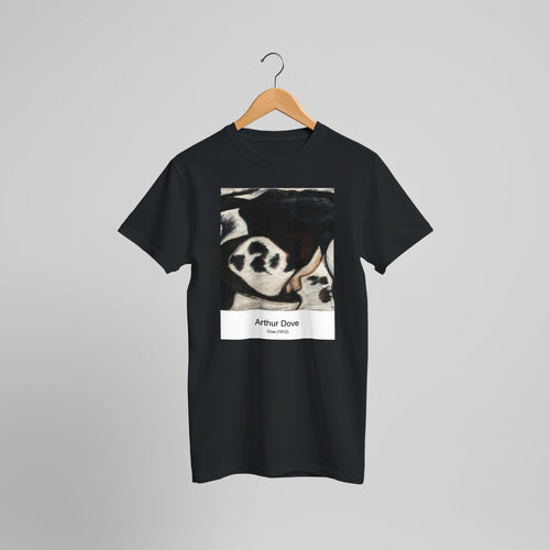 Cow (1912) by Arthur Dove. Custom Print on a 100% Airlume Combed and Ring-Spun Cotton Unisex Crewneck T-shirt Optimised Aspect Ratio.