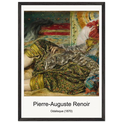 By the Seashore (1883) by Pierre-Auguste Renoir. Archival Print on Museum Quality Matte Paper. Premium Wood Framed Wall Art. Original Aspect Ratio