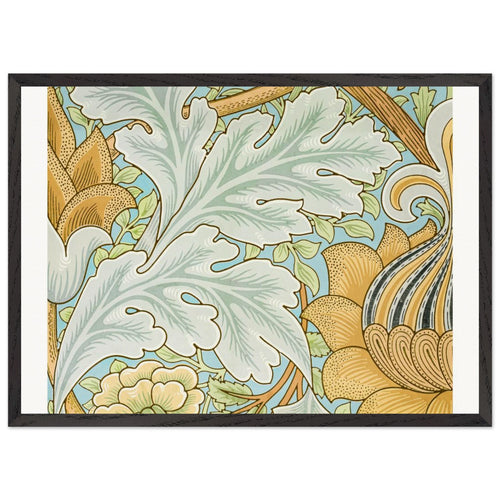 Queen Anne pattern (1876) by William Morris. Archival Print on Museum Quality Matte Paper. Premium Wood Framed Wall Art. Original Aspect Ratio