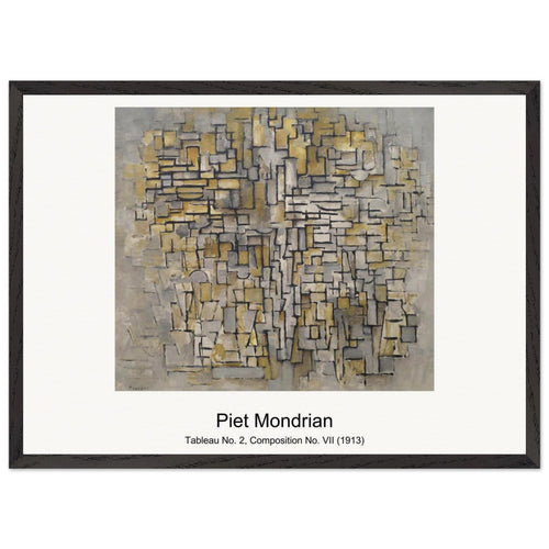 Dune III (1909) by Piet Mondrian. Archival Print on Museum Quality Matte Paper. Premium Wood Framed Wall Art. Original Aspect Ratio