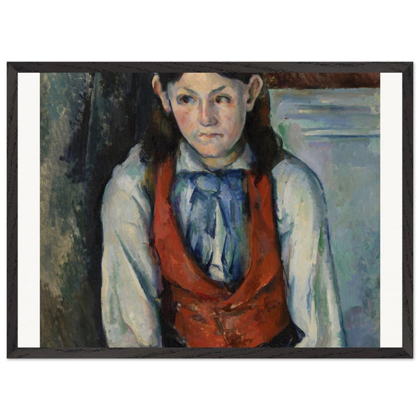 Abandoned House near Aix-en-Provence (1885-1887) by Paul Cézanne. Archival Print on Museum Quality Matte Paper. Premium Wood Framed Wall Art. Original Aspect Ratio