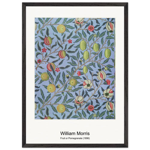 Flower Garden (1860) by William Morris. Archival Print on Museum Quality Matte Paper. Premium Wood Framed Wall Art. Original Aspect Ratio