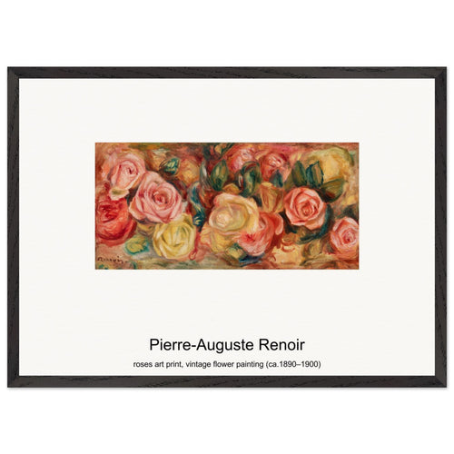 Montagne Sainte-Victoire (Paysage) (1889) by Pierre-Auguste Renoir. Archival Print on Museum Quality Matte Paper. Premium Wood Framed Wall Art. Original Aspect Ratio