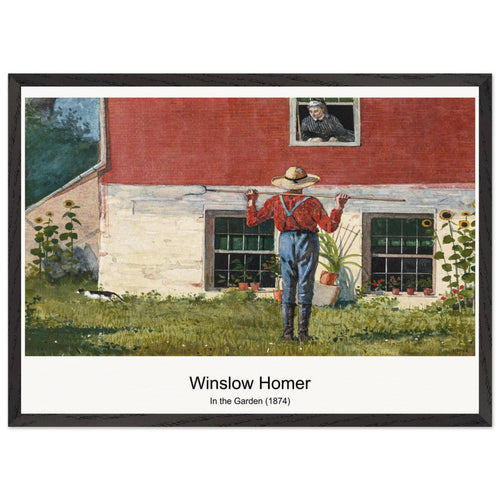 Eagle Head, Manchester, Massachusetts (High Tide) (1870) by Winslow Homer. Archival Print on Museum Quality Matte Paper. Premium Wood Framed Wall Art. Optimised Aspect Ratio.