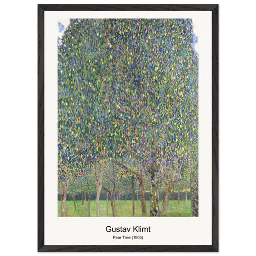 Pear Tree (1903) by Gustav Klimt. Archival Print on Museum Quality Matte Paper. Premium Wood Framed Wall Art. Optimised Aspect Ratio.