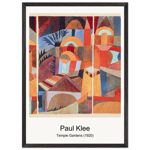 Red green and Violet-Yellow Rhythms (1920) by Paul Klee. Archival Print on Museum Quality Matte Paper. Premium Wood Framed Wall Art. Original Aspect Ratio