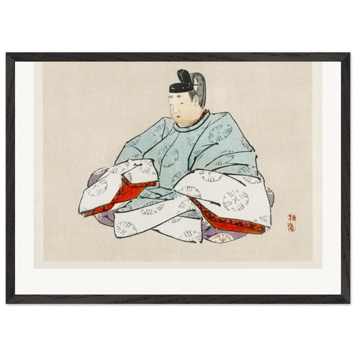 Shogun (1913) by Kōno Bairei. Archival Print on Museum Quality Matte Paper. Premium Wood Framed Wall Art. Original Aspect Ratio