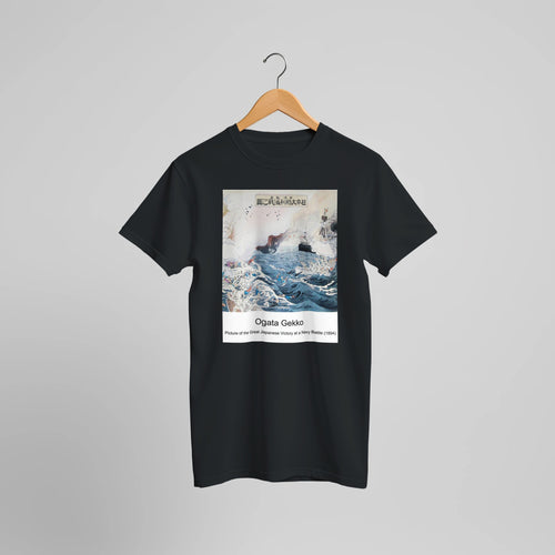 Bouquet in a Chinese Vase (1912—1914) by Odilon Redon. Custom Print on a 100% Airlume Combed and Ring-Spun Cotton Unisex Crewneck T-shirt Optimised Aspect Ratio.