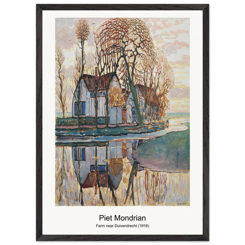 Composition with Large Blue Plane, Red, Black, Yellow, and Gray (1921) by Piet Mondrian. Archival Print on Museum Quality Matte Paper. Premium Wood Framed Wall Art. Optimised Aspect Ratio.