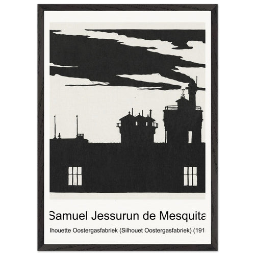 Horned owl (Hoornuil) (1915) by Samuel Jessurun de Mesquita. Archival Print on Museum Quality Matte Paper. Premium Wood Framed Wall Art. Optimised Aspect Ratio.