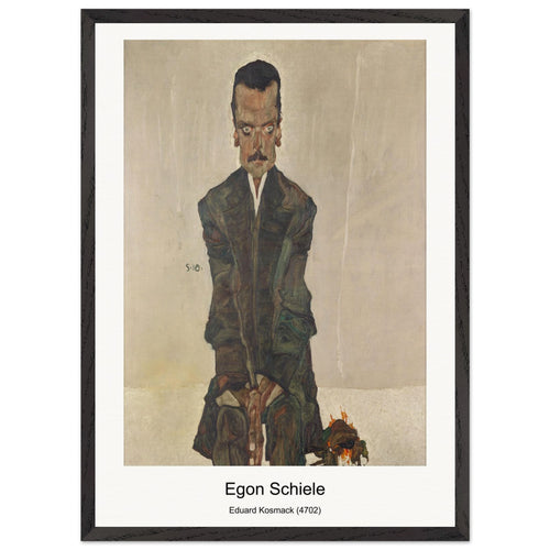 Eduard Kosmack (4702) by Egon Schiele. Archival Print on Museum Quality Matte Paper. Premium Wood Framed Wall Art. Optimised Aspect Ratio.