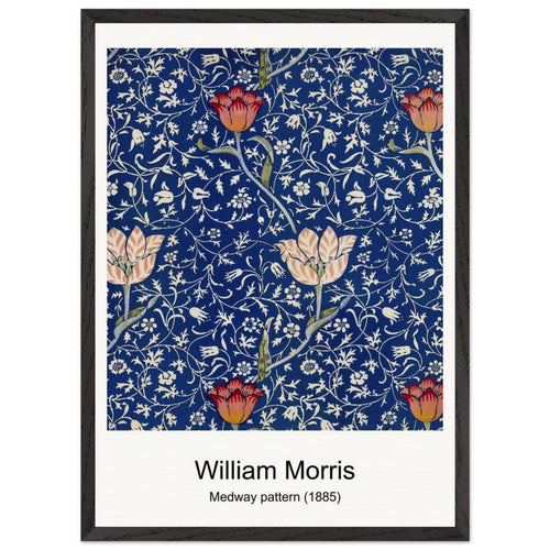 Holland Park Carpet (1834-1896) by William Morris. Archival Print on Museum Quality Matte Paper. Premium Wood Framed Wall Art. Original Aspect Ratio