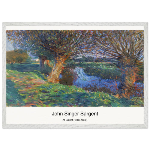 At Calcot (1885-1890) by John Singer Sargent. Archival Print on Museum Quality Matte Paper. Premium Wood Framed Wall Art. Optimised Aspect Ratio.