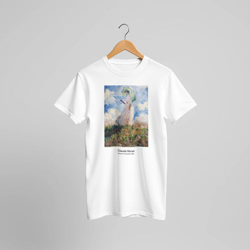 Self-portrait (1512) by Leonardo da Vinci. Custom Print on a 100% Airlume Combed and Ring-Spun Cotton Unisex Crewneck T-shirt Original Aspect Ratio