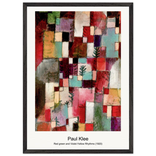 Autumn Flower (1922) by Paul Klee. Archival Print on Museum Quality Matte Paper. Premium Wood Framed Wall Art. Optimised Aspect Ratio.