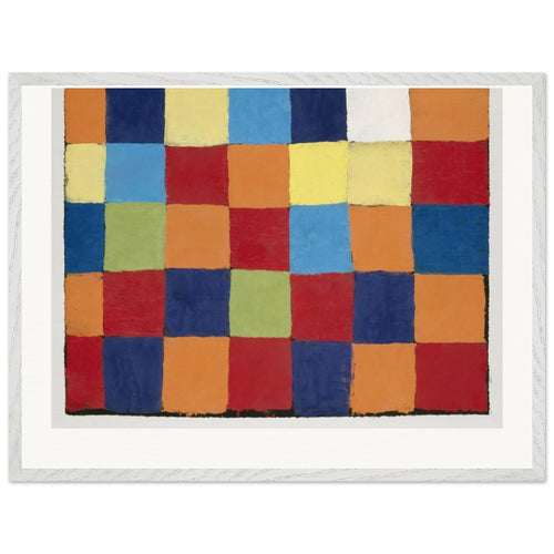 Qu 1' color chart (1930) by Paul Klee. Archival Print on Museum Quality Matte Paper. Premium Wood Framed Wall Art. Original Aspect Ratio