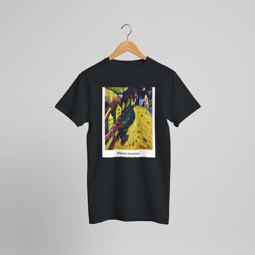 Tree Roots (1890) by Vincent van Gogh. Custom Print on a 100% Airlume Combed and Ring-Spun Cotton Unisex Crewneck T-shirt Optimised Aspect Ratio.