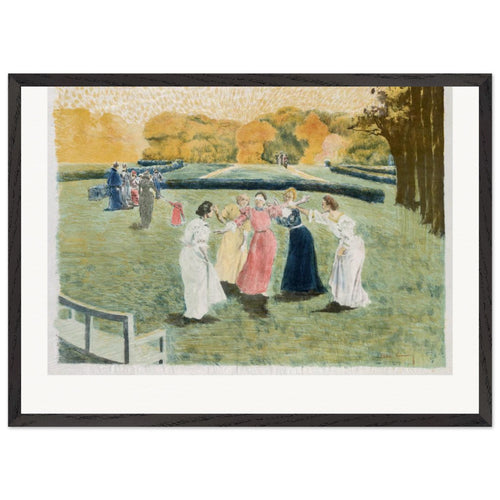 Le Colin-Maillard (1897) by Alexandre Lunois. Archival Print on Museum Quality Matte Paper. Premium Wood Framed Wall Art. Original Aspect Ratio