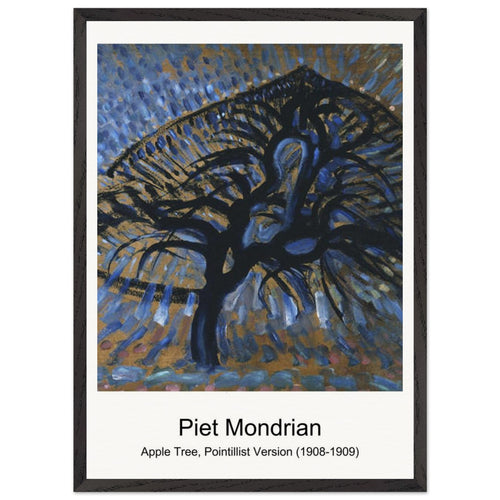 Chrysanthemum (1900) by Piet Mondrian. Archival Print on Museum Quality Matte Paper. Premium Wood Framed Wall Art. Original Aspect Ratio