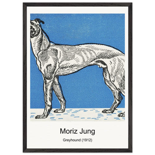 Bulldog (1912) by Moriz Jung. Archival Print on Museum Quality Matte Paper. Premium Wood Framed Wall Art. Optimised Aspect Ratio.