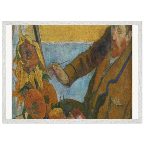 The Painter of Sunflowers (1888) by Paul Gauguin. Archival Print on Museum Quality Matte Paper. Premium Wood Framed Wall Art. Optimised Aspect Ratio.