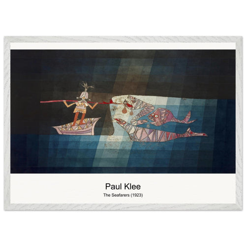 The Seafarers (1923) by Paul Klee. Archival Print on Museum Quality Matte Paper. Premium Wood Framed Wall Art. Optimised Aspect Ratio.