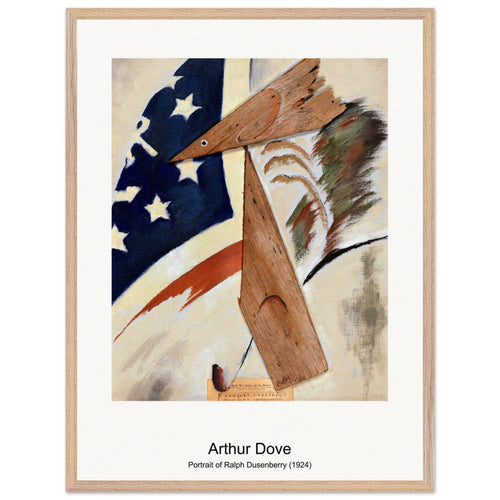Portrait of Ralph Dusenberry (1924) by Arthur Dove. Archival Print on Museum Quality Matte Paper. Premium Wood Framed Wall Art. Original Aspect Ratio