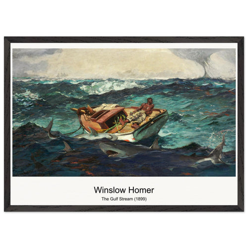 Boys Wading (1873) by Winslow Homer. Archival Print on Museum Quality Matte Paper. Premium Wood Framed Wall Art. Optimised Aspect Ratio.