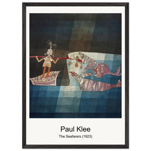 Late Evening Looking Out of the Woods (1937) by Paul Klee. Archival Print on Museum Quality Matte Paper. Premium Wood Framed Wall Art. Original Aspect Ratio