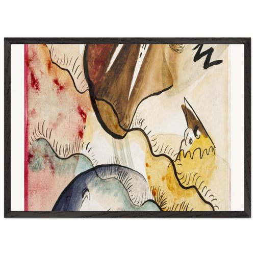 Klänge (1913) by Wassily Kandinsky. Archival Print on Museum Quality Matte Paper. Premium Wood Framed Wall Art. Optimised Aspect Ratio.
