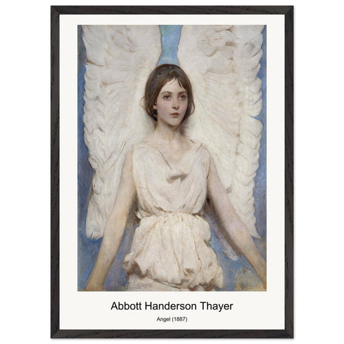 Angel (1887) by Abbott Handerson Thayer. Archival Print on Museum Quality Matte Paper. Premium Wood Framed Wall Art. Optimised Aspect Ratio.