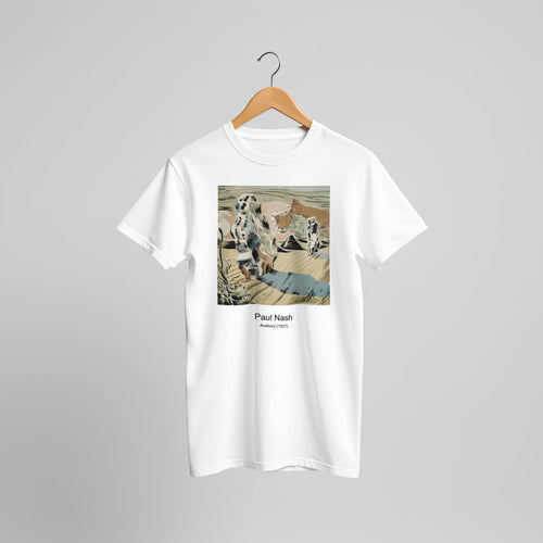 The Seafarers (1923) by Paul Klee. Custom Print on a 100% Airlume Combed and Ring-Spun Cotton Unisex Crewneck T-shirt Original Aspect Ratio