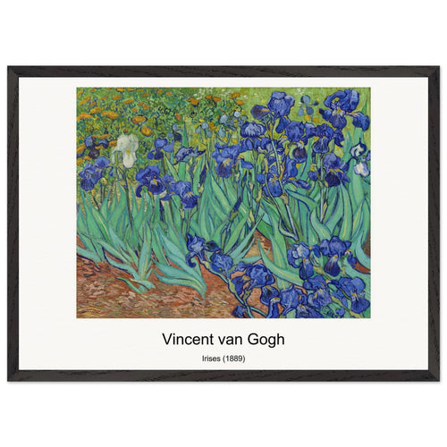 Bowl With Sunflowers Roses And Other Flowers (1886) by Vincent van Gogh. Archival Print on Museum Quality Matte Paper. Premium Wood Framed Wall Art. Original Aspect Ratio