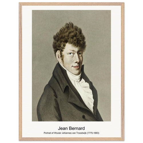 Portrait of Wouter Johannes van Troostwijk (1775-1883) by Jean Bernard. Archival Print on Museum Quality Matte Paper. Premium Wood Framed Wall Art. Optimised Aspect Ratio.