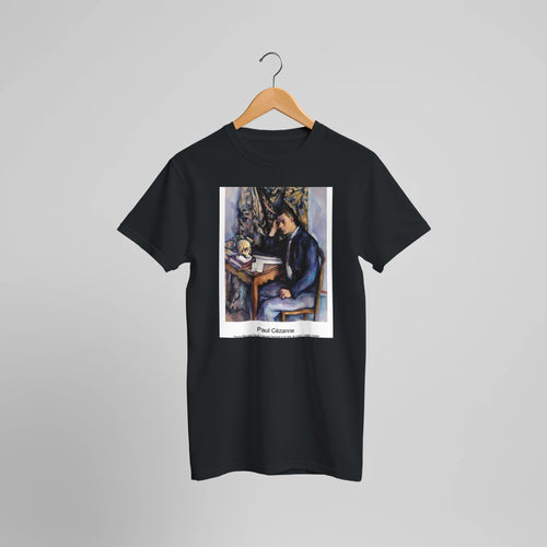 Five seagulls above turbulent sea (ca. 1900-1930) by Ohara Koson. Custom Print on a 100% Airlume Combed and Ring-Spun Cotton Unisex Crewneck T-shirt Optimised Aspect Ratio.