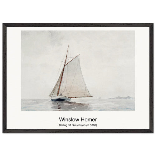 Snap the Whip (1872) by Winslow Homer. Archival Print on Museum Quality Matte Paper. Premium Wood Framed Wall Art. Original Aspect Ratio