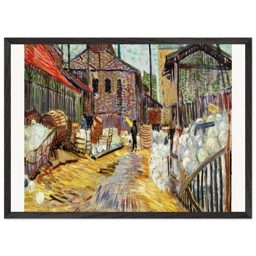 Grapes, Lemons, Pears, and Apples (1887) by Vincent van Gogh. Archival Print on Museum Quality Matte Paper. Premium Wood Framed Wall Art. Optimised Aspect Ratio.