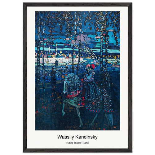 Kleine Welten V (Small Worlds V) (1922) by Wassily Kandinsky. Archival Print on Museum Quality Matte Paper. Premium Wood Framed Wall Art. Optimised Aspect Ratio.