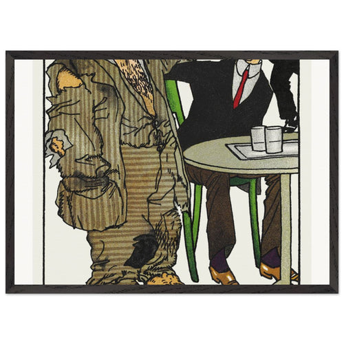 Pitbull Terrier (1912) by Moriz Jung. Archival Print on Museum Quality Matte Paper. Premium Wood Framed Wall Art. Optimised Aspect Ratio.