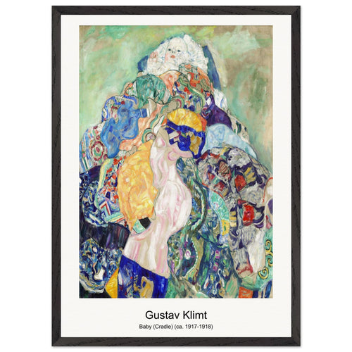 Baby (Cradle) (ca. 1917-1918) by Gustav Klimt. Archival Print on Museum Quality Matte Paper. Premium Wood Framed Wall Art. Optimised Aspect Ratio.