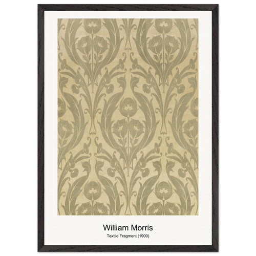 St. James pattern (1881) by William Morris. Archival Print on Museum Quality Matte Paper. Premium Wood Framed Wall Art. Optimised Aspect Ratio.