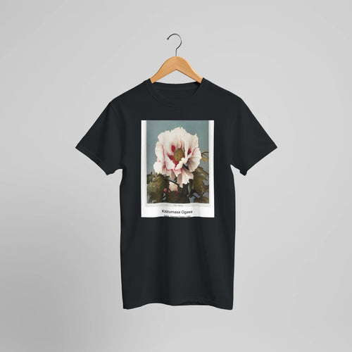 Lotus Flowers (1887-1897) by Ogawa Kazumasa. Custom Print on a 100% Airlume Combed and Ring-Spun Cotton Unisex Crewneck T-shirt Optimised Aspect Ratio.