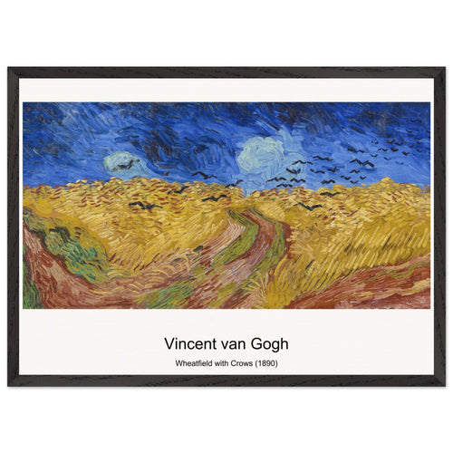 View of Arles, Flowering Orchards (1889) by Vincent van Gogh. Archival Print on Museum Quality Matte Paper. Premium Wood Framed Wall Art. Original Aspect Ratio