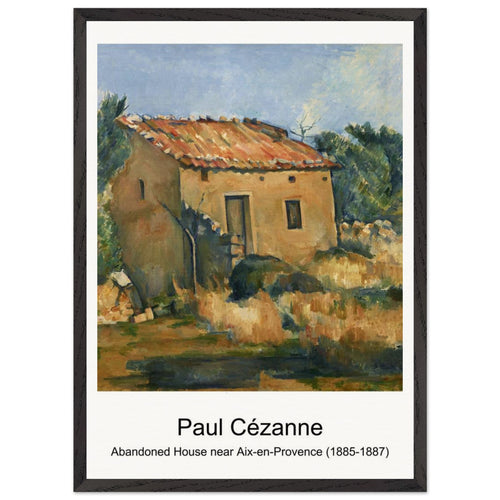 Seated Peasant (1892-1896) by Paul Cézanne. Archival Print on Museum Quality Matte Paper. Premium Wood Framed Wall Art. Original Aspect Ratio